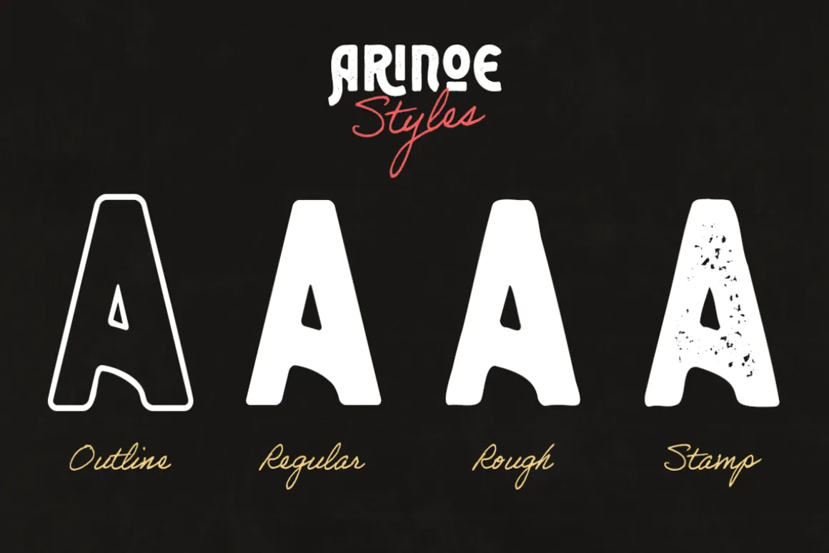 Arinoe - Vintage Font