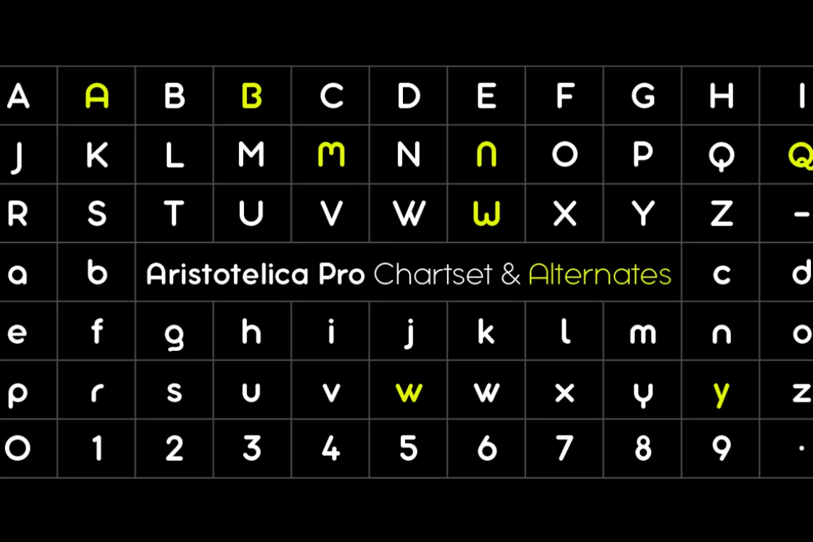 Aristotelica Pro - 43 fonts