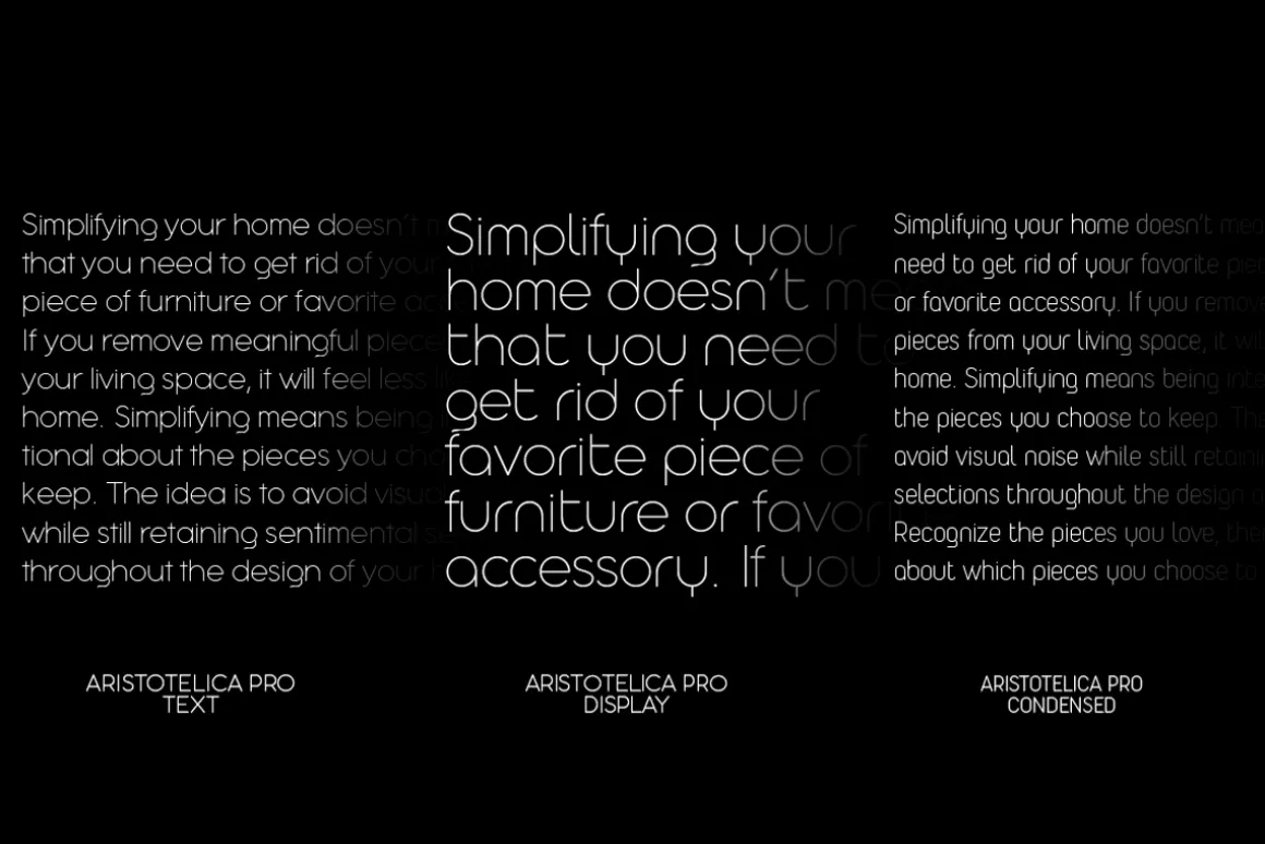 Aristotelica Pro - 43 fonts