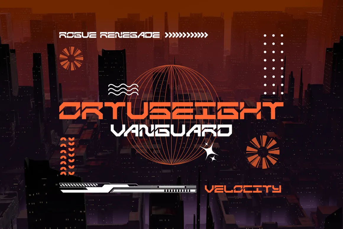 ARKCON - Futuristic Cyberpunk Font
