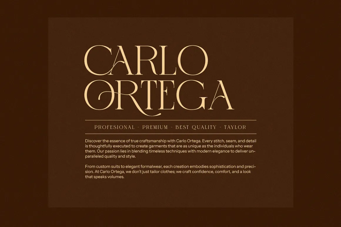 Aroges Elegant Serif Font