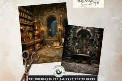 Ars Goetia Dark Fantasy Backdrop Set