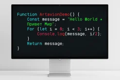 Artavion Mono - Monospace Typeface