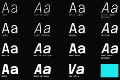 Artavion Mono - Monospace Typeface