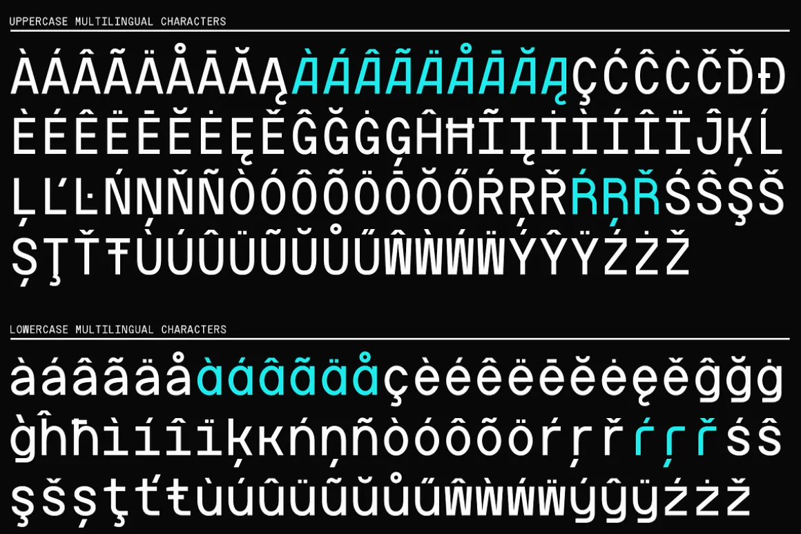 Artavion Mono - Monospace Typeface