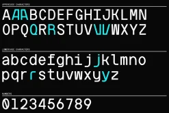 Artavion Mono - Monospace Typeface