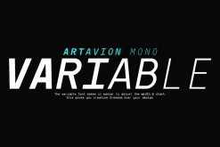 Artavion Mono - Monospace Typeface