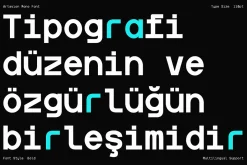 Artavion Mono - Monospace Typeface