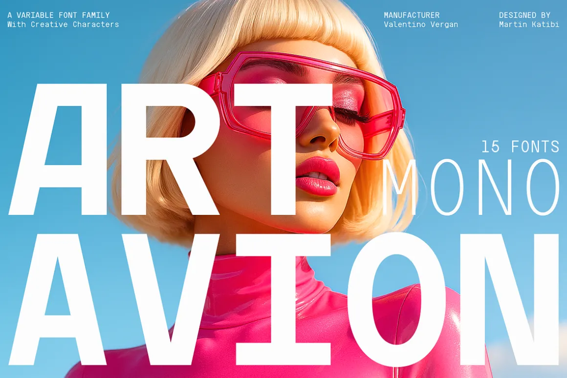 Artavion Mono - Monospace Typeface