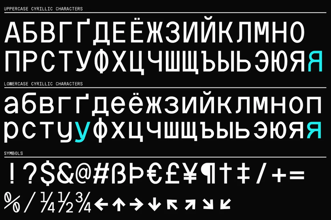Artavion Mono - Monospace Typeface