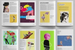 Art Catalog Layout Template