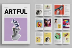 Art Catalog Layout Template