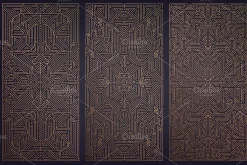 Art Deco Patterns, Frames