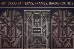Art Deco Patterns, Frames