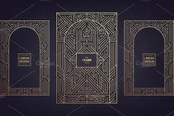Art Deco Patterns, Frames