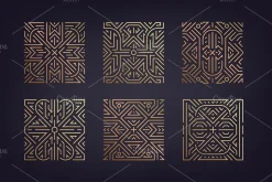 Art Deco Patterns, Frames