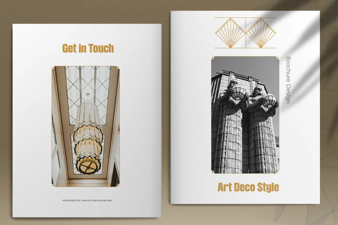 Art Deco Style Brochure