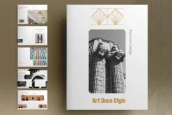 Art Deco Style Brochure