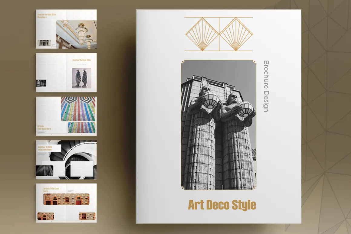 Art Deco Style Brochure