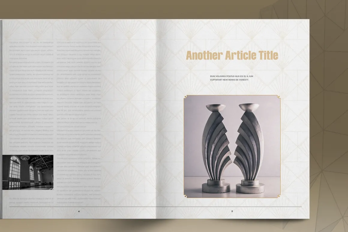 Art Deco Style Brochure
