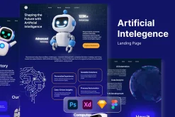 Artificial Intelligence Landing Page