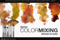 Artistic Autumn Paint Brush Studio