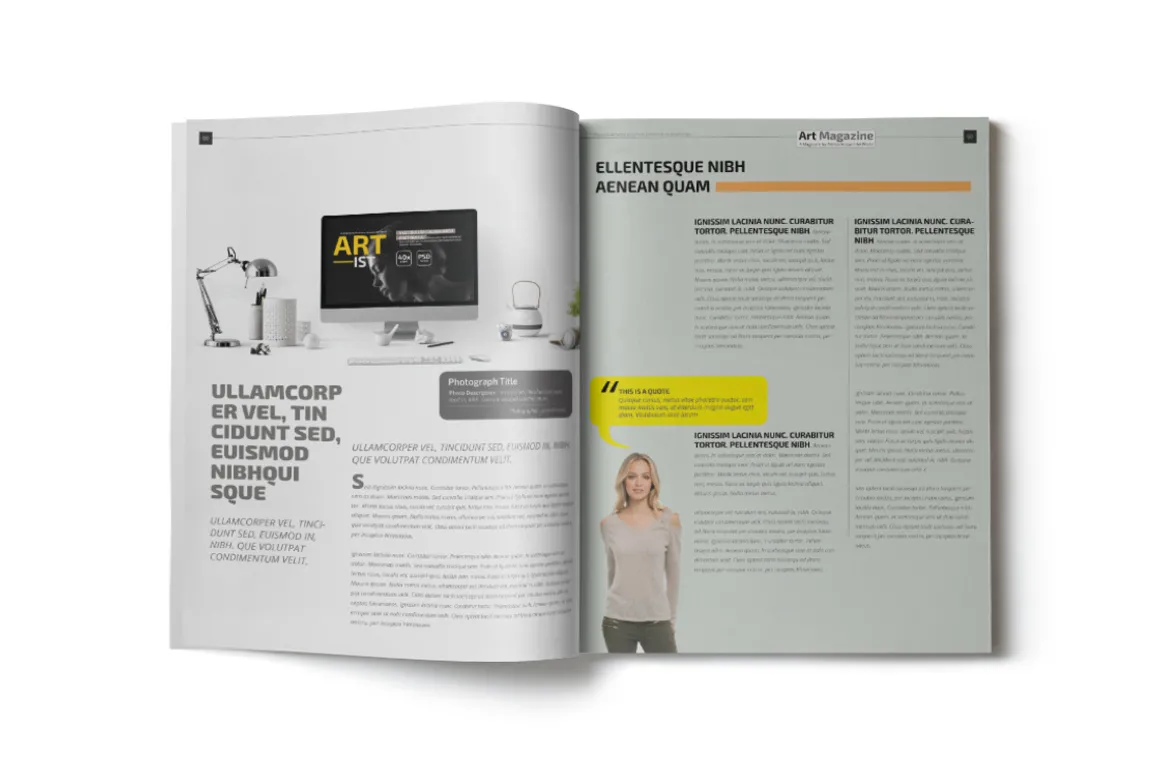 Art-ist Magazine Template Vol.1