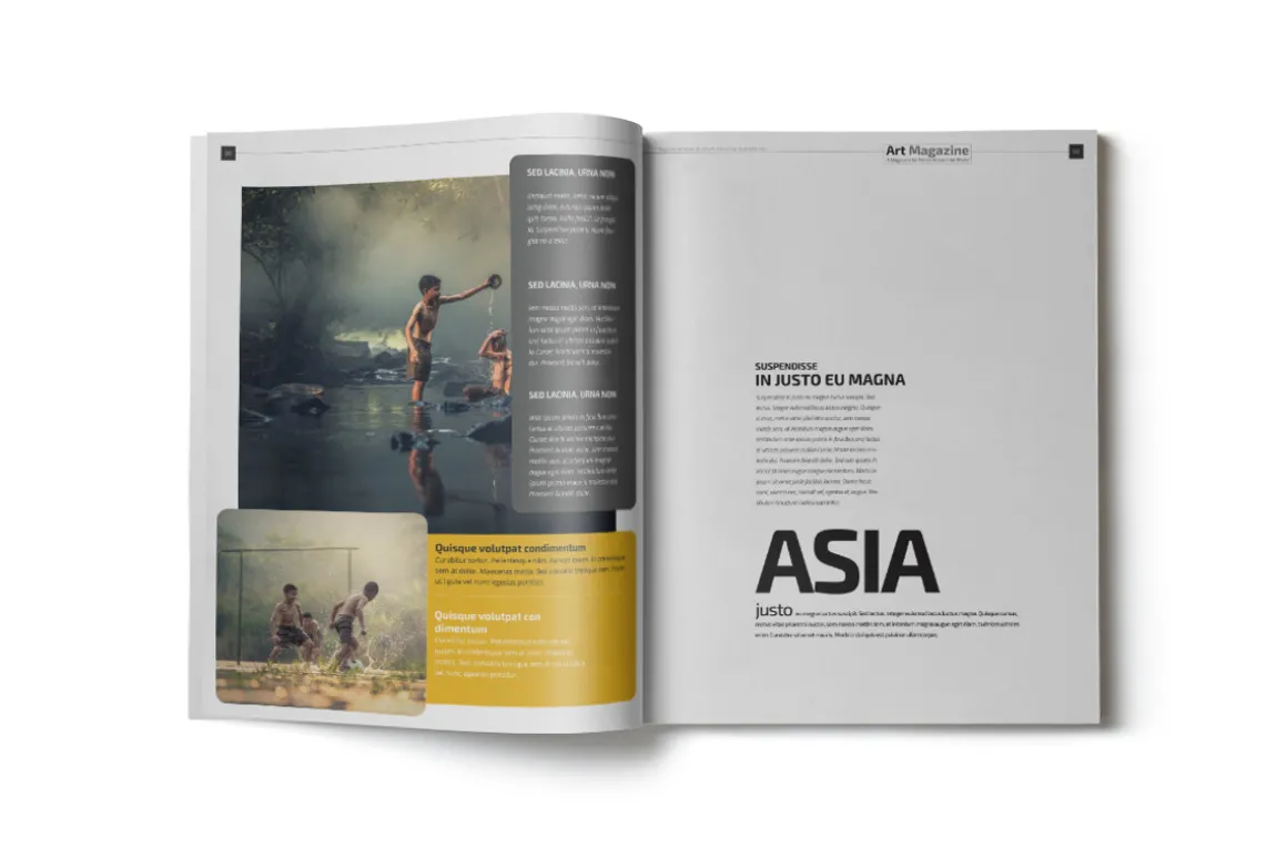 Art-ist Magazine Template Vol.1