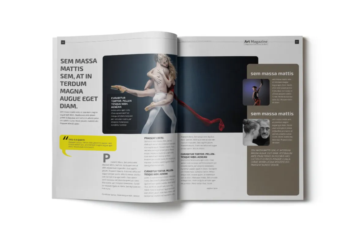 Art-ist Magazine Template Vol.1