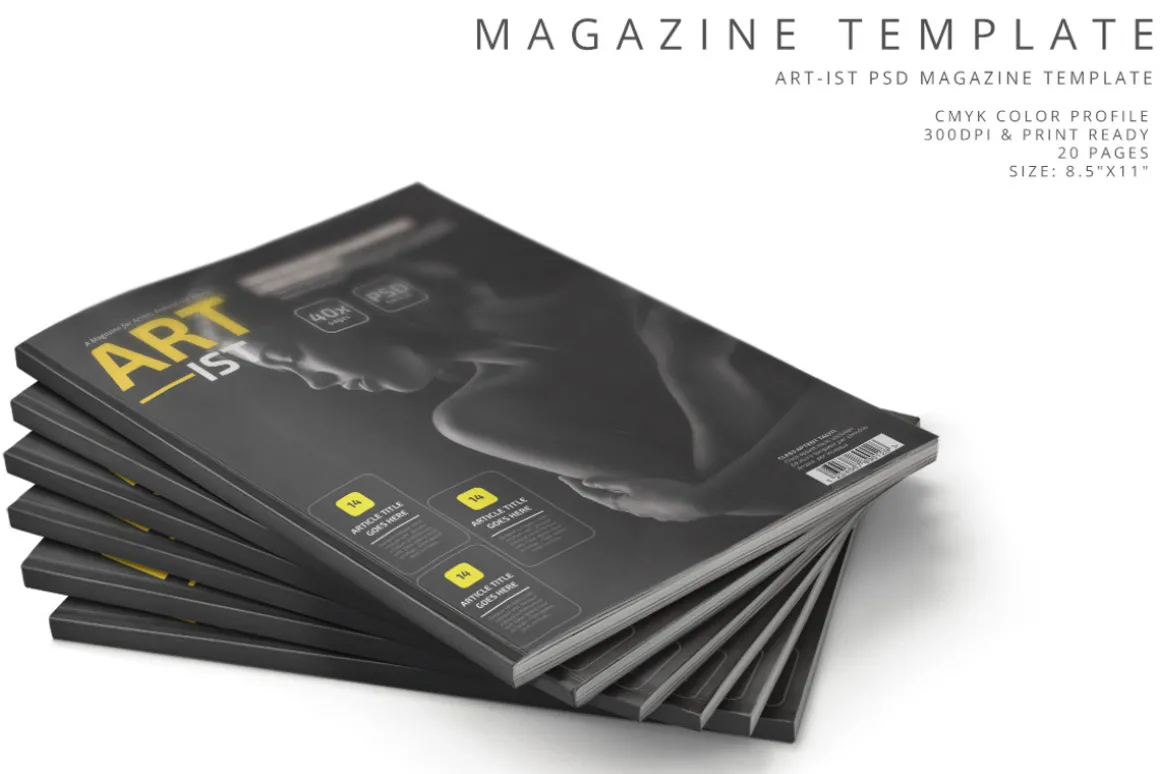 Art-ist Magazine Template Vol.1
