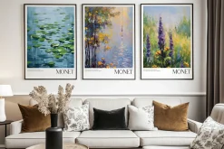 Art Poster Echoing Monet's Style