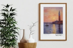 Art Poster Echoing Monet's Style