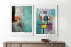 Art Poster Inspired by Mark Rothko