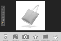 Art Tote Bag Mockup