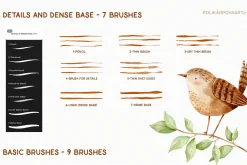Art Watercolor - Brushes & Canvases