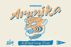 Arunika Brush Font