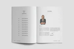 A5 Simple Magazine Template