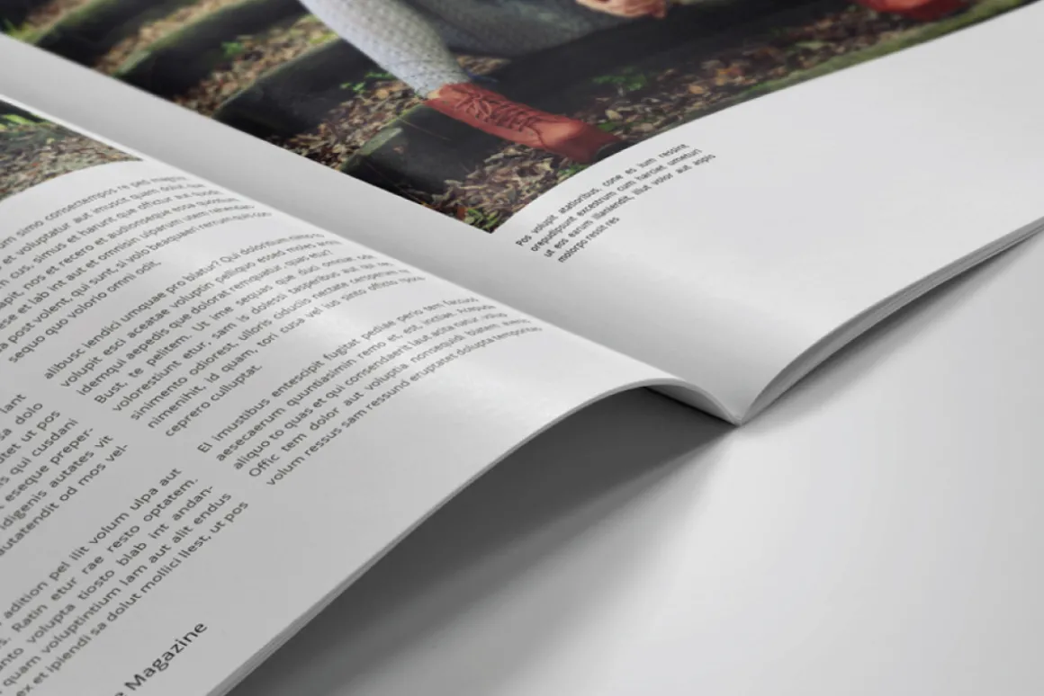 A5 Simple Magazine Template