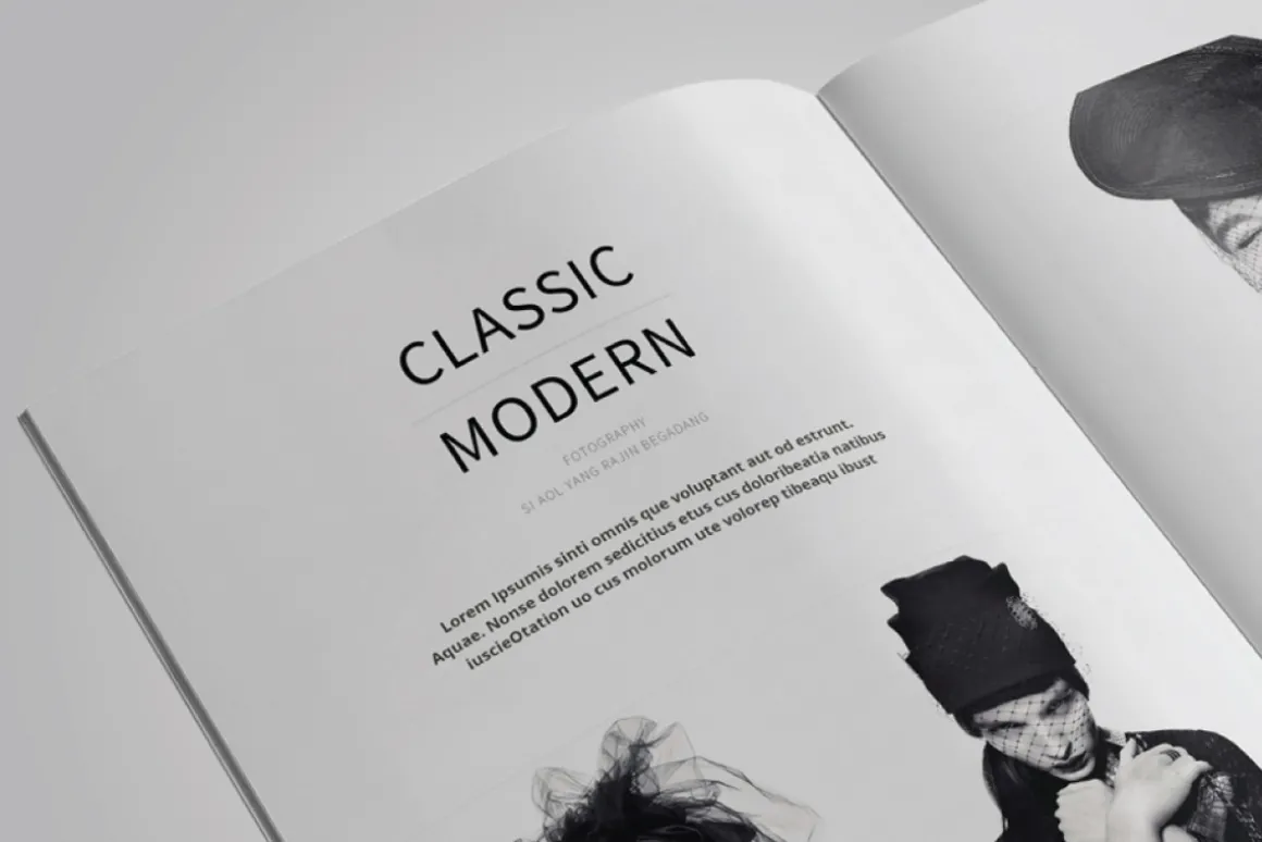 A5 Simple Magazine Template