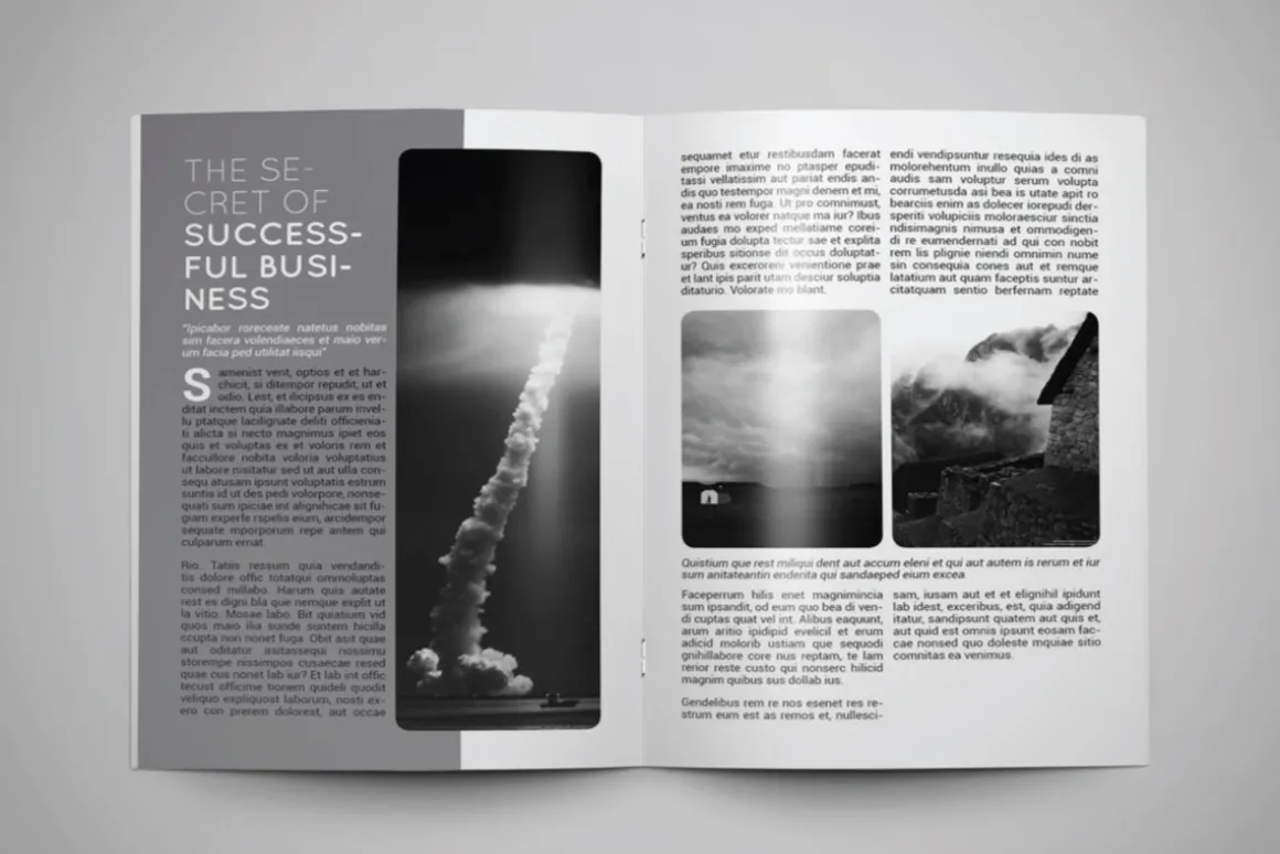 A5 Sixth Magazine Template