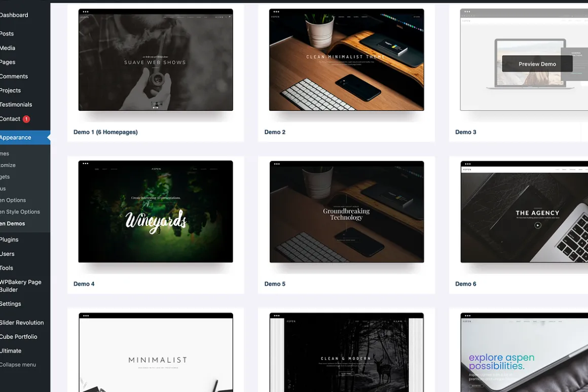 Aspen - Minimalist WordPress Theme