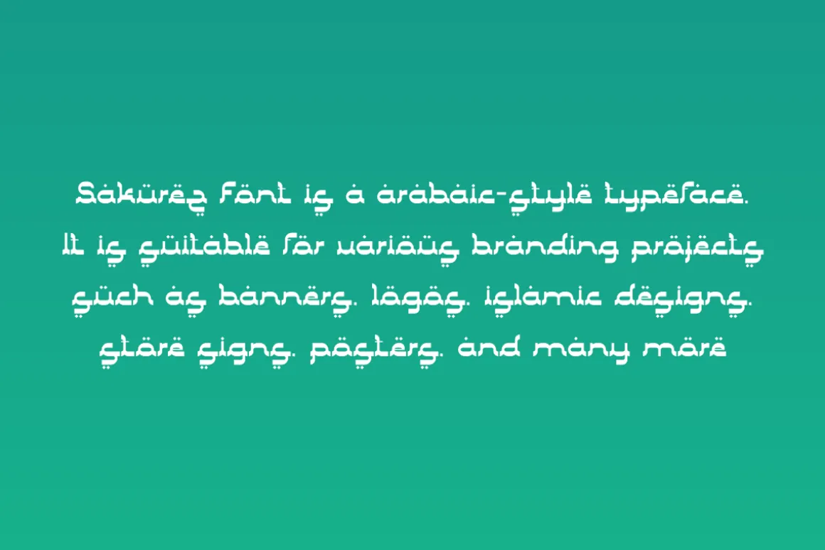 Asroha - Arabic & Islamic Font