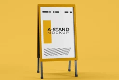 A-Stand Board Mockup