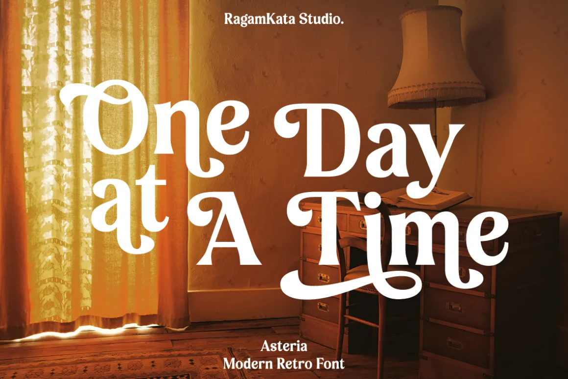Asteria - Retro Display Font
