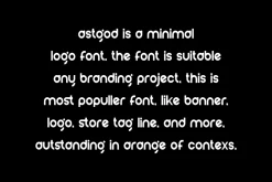 Astgod - Modern Logo Sans Font