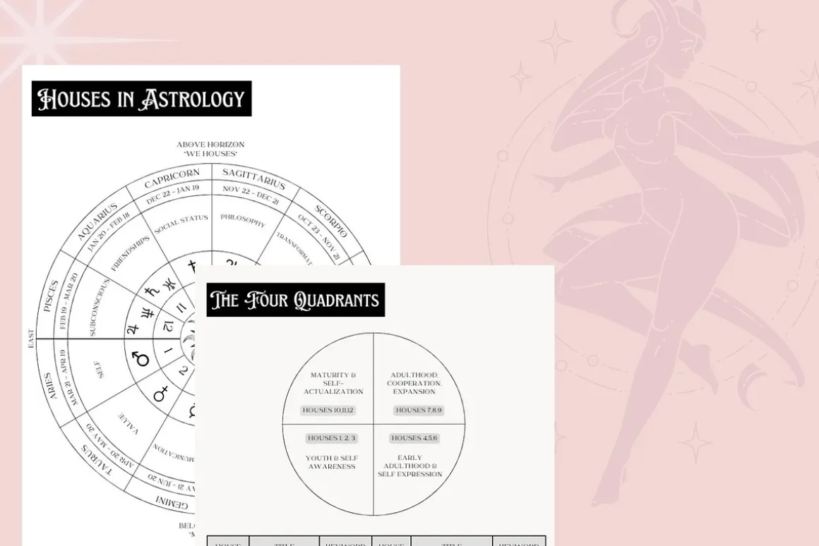 Astrology House Cheat Sheet Beginner