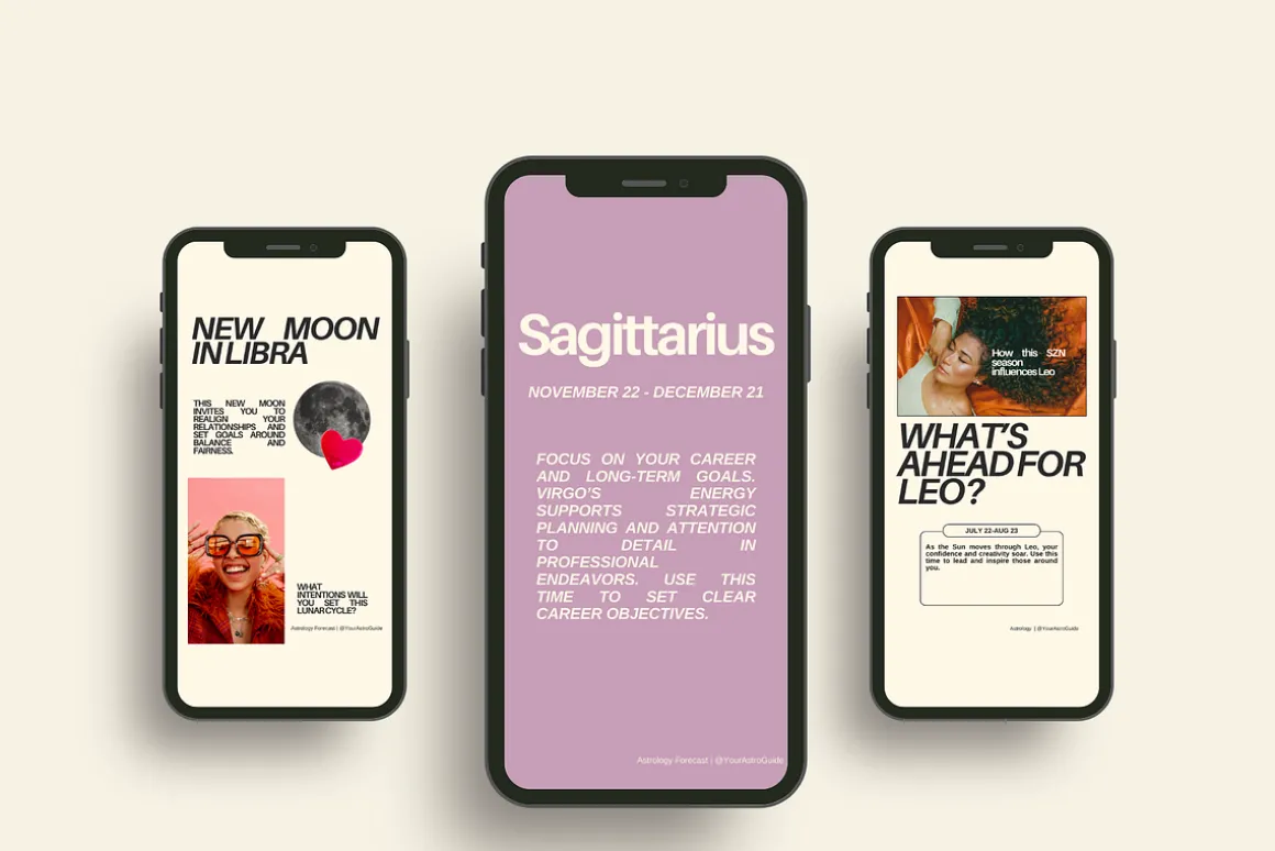 Astrology Canva Templates