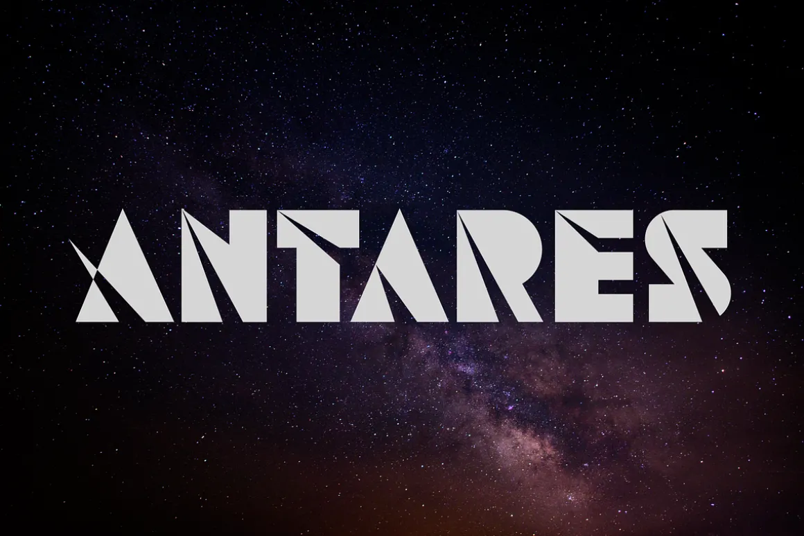 Astroz - Space Futuristic SciFi Font