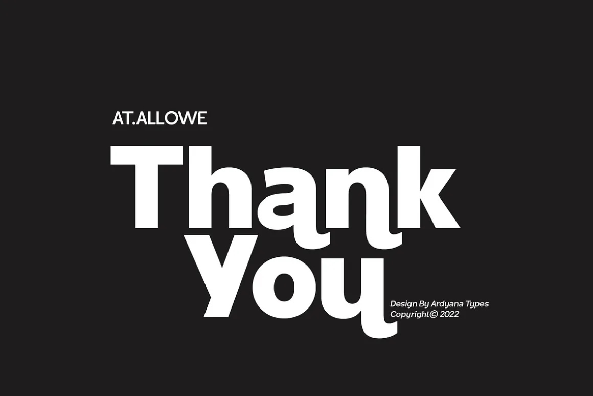 At. Allowe - Sans Serif Family