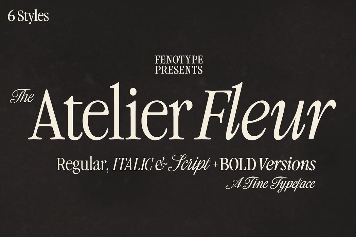 Atelier Fleur - Nostalgic Serif